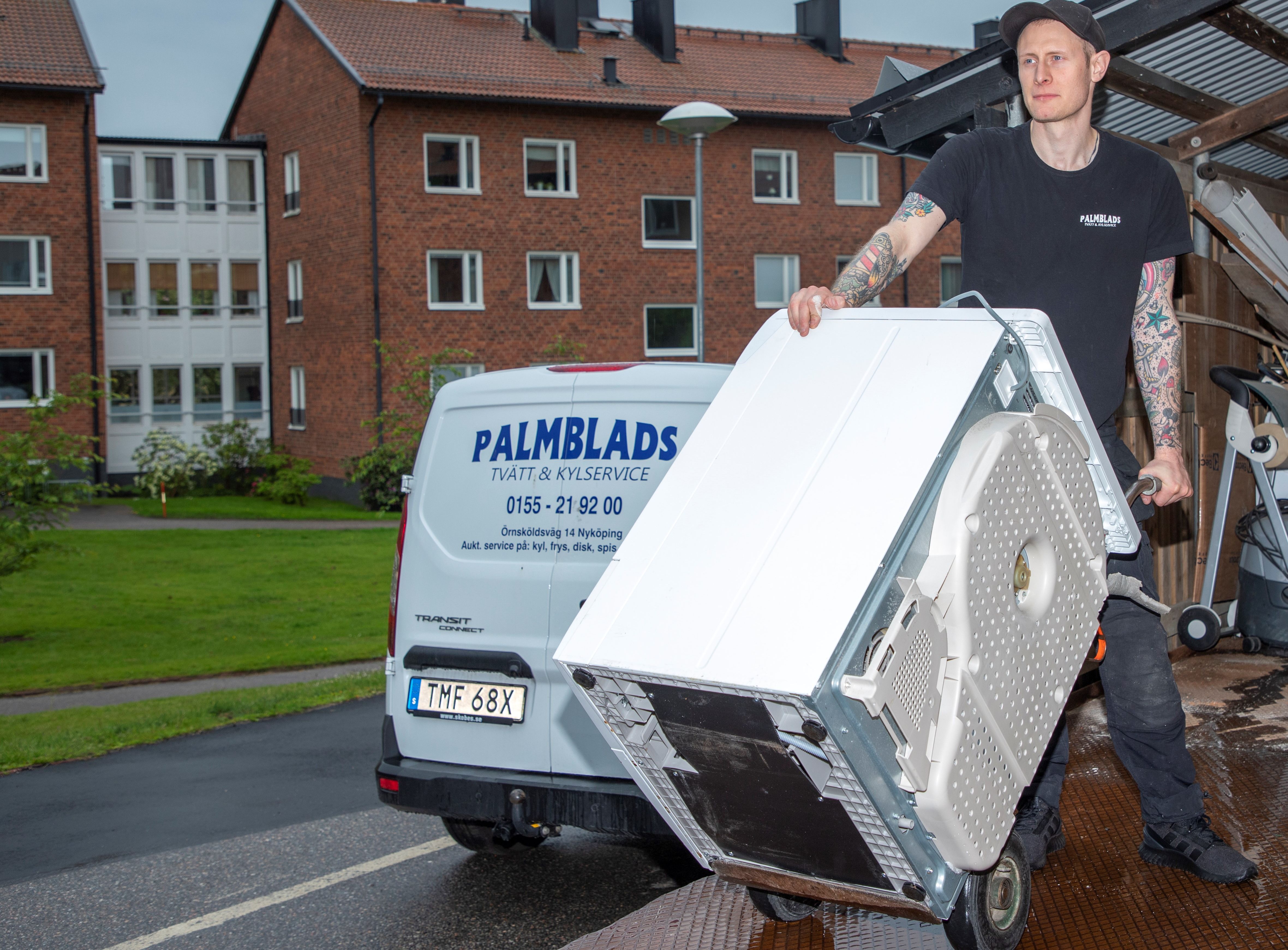 Försäljning av tvättmaskiner, torktumlare, torkskåp - Palmblads tvätt & kylservice